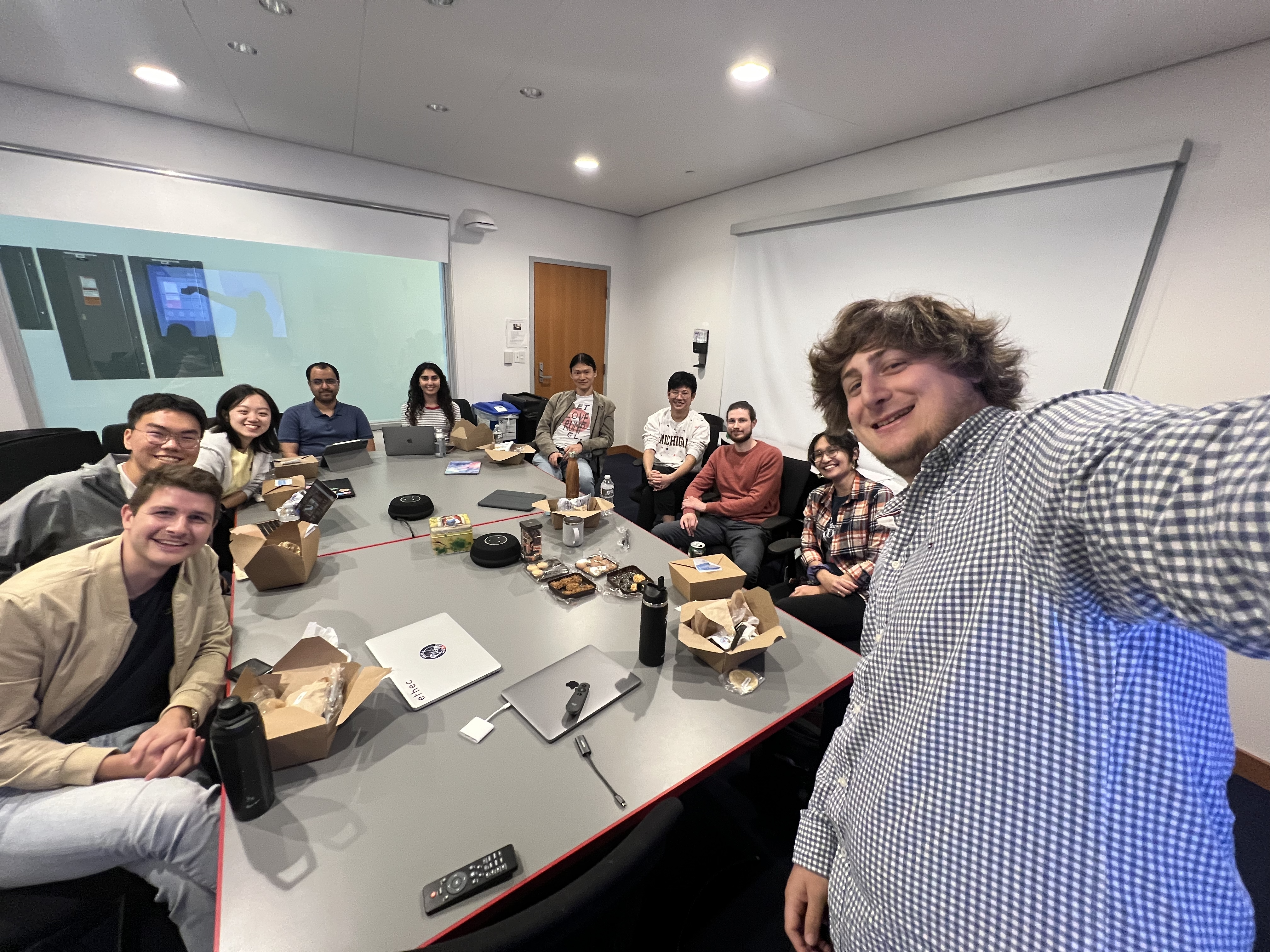 First group meeting over lunch, Fall'24.